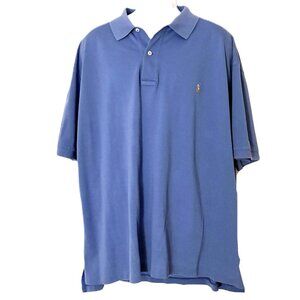 Polo Ralph Lauren Big & Tall Short-Sleeved Mesh Collared Shirt